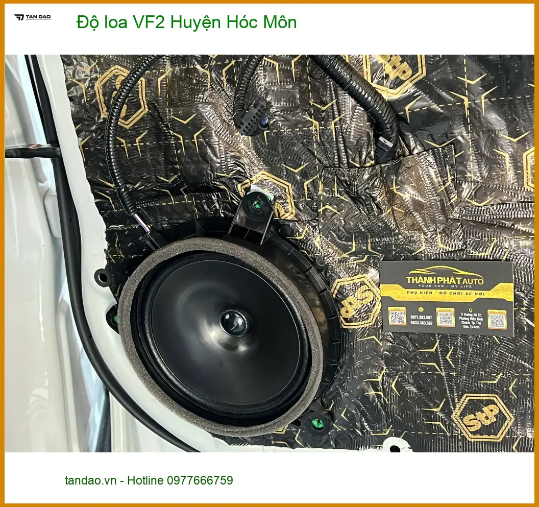 Trung Tâm Độ Loa Ô Tô loa VF2 Huyện Hóc Môn - Lắp Đặt Uy Tín TPHCM ảnh thực tế 3