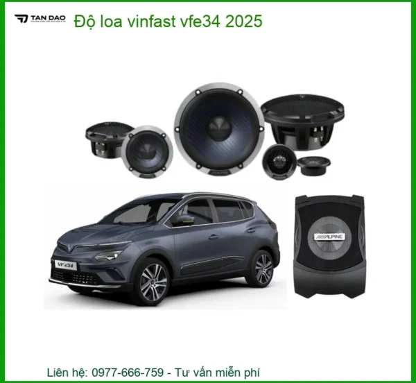 Độ Loa Vinfast VFe34 2025 - Trung Tâm Nâng Cấp Loa Cao Cấp TPHCM