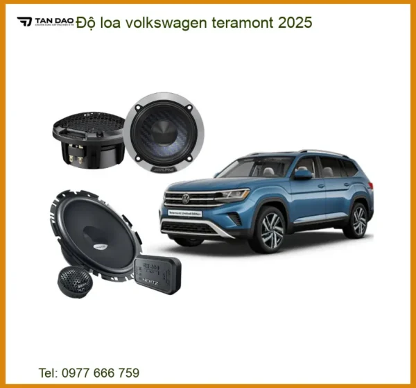 Độ Loa Ô Tô Volkswagen Teramont 2025 - Địa Chỉ Lắp Đặt Chính Hãng Giá Tốt TPHCM