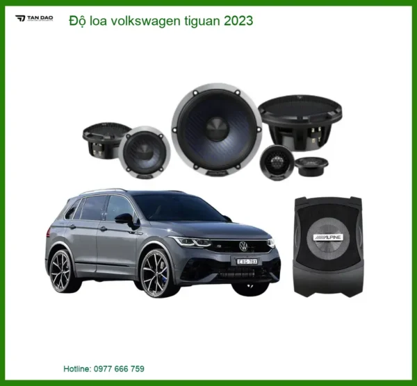 Độ Loa Volkswagen Tiguan 2023 - Địa Chỉ Lắp Đặt Uy Tín TPHCM