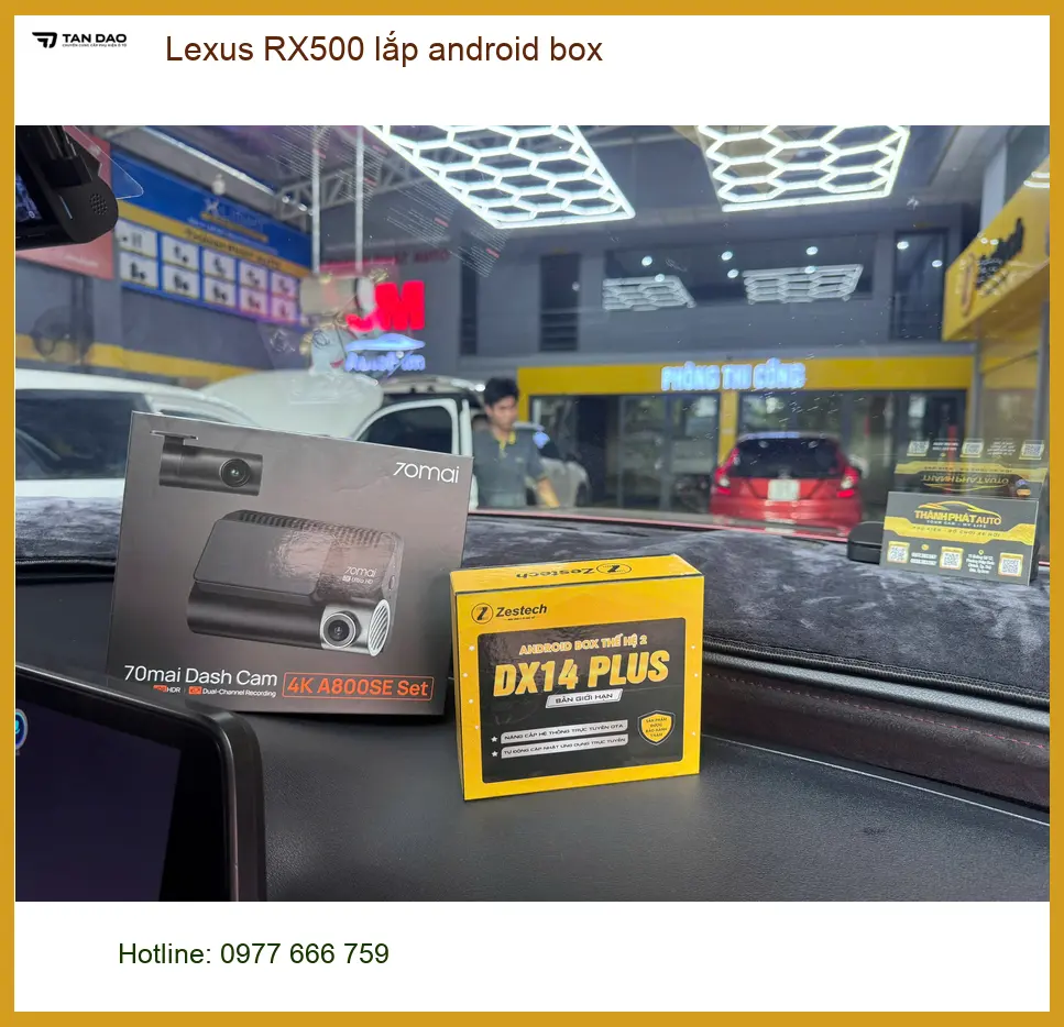 Anh Minh Quân lắp Android Box cho Lexus RX500 tại Quận 9 để giải trí tiện lợi ảnh thực tế 4
