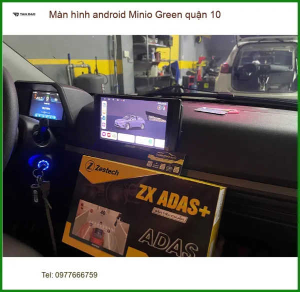 Alternative view of Nơi Gắn Màn Hình Android Ô Tô Minio Green quận 10 - Giá Tốt TPHCM
