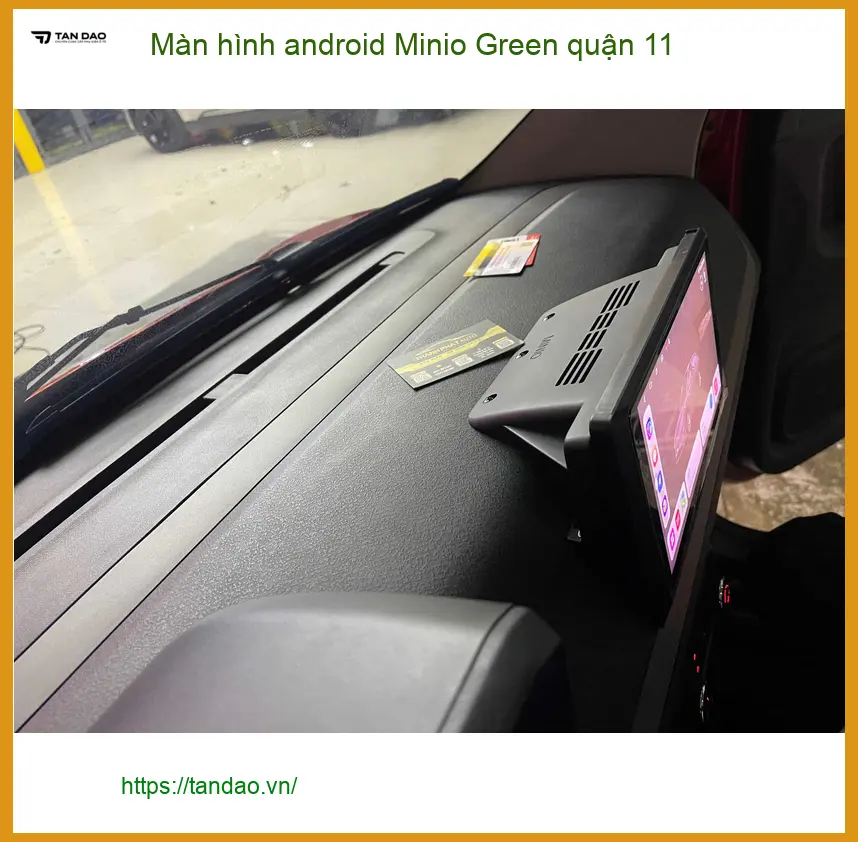 Trung Tâm Lắp Màn Hình Android Ô Tô hình android Minio Green quận 11 - Giá Tốt TPHCM ảnh thực tế 2