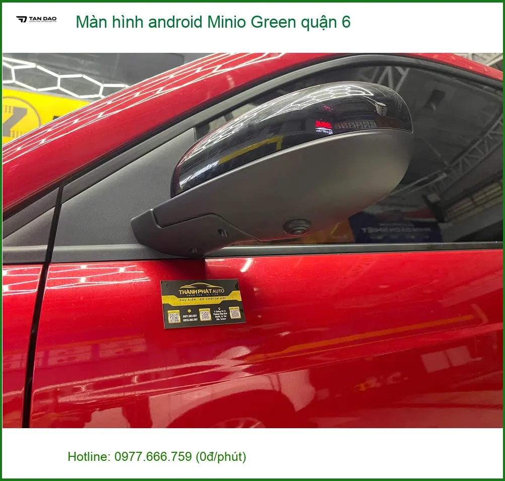 Nơi Lắp Màn Hình Android Ô Tô hình android Minio Green quận 6 - Giá Tốt TPHCM ảnh thực tế 2