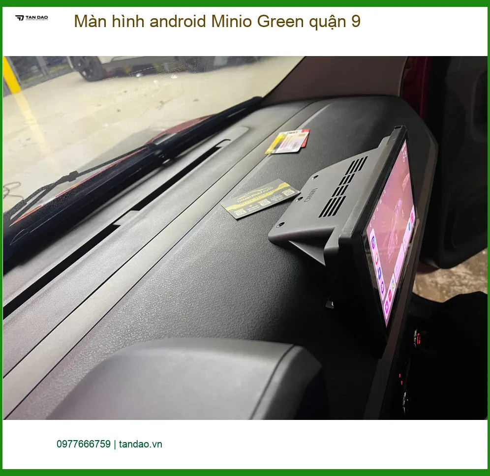 Nơi Lắp Màn Hình Android Ô Tô hình android Minio Green quận 9 - Giá Tốt TPHCM ảnh thực tế 2