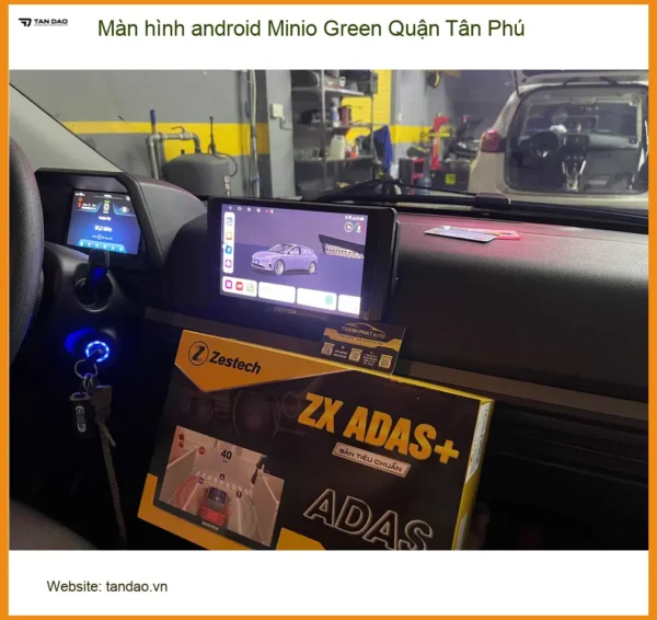 Alternative view of Nơi Gắn Màn Hình Android Ô Tô Minio Green Tại Quận Tân Phú - Giá Tốt TPHCM