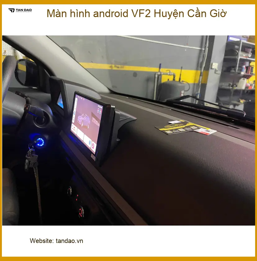 Nơi Gắn Màn Hình Android Ô Tô hình android VF2 Huyện Cần Giờ - Giá Tốt TPHCM