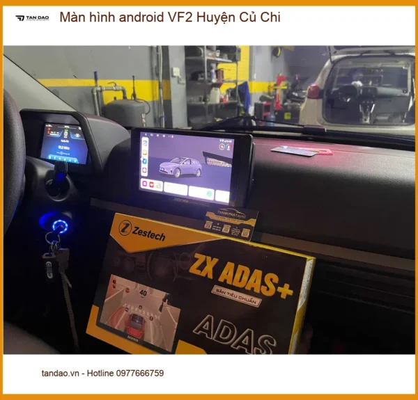 Nơi Lắp Màn Hình Android Ô Tô hình android VF2 Huyện Củ Chi - Giá Tốt TPHCM
