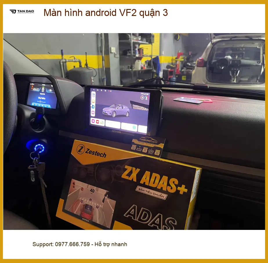 Cửa Hàng Gắn Màn Hình Android Ô Tô hình android VF2 quận 3 - Giá Tốt TPHCM ảnh thực tế 2