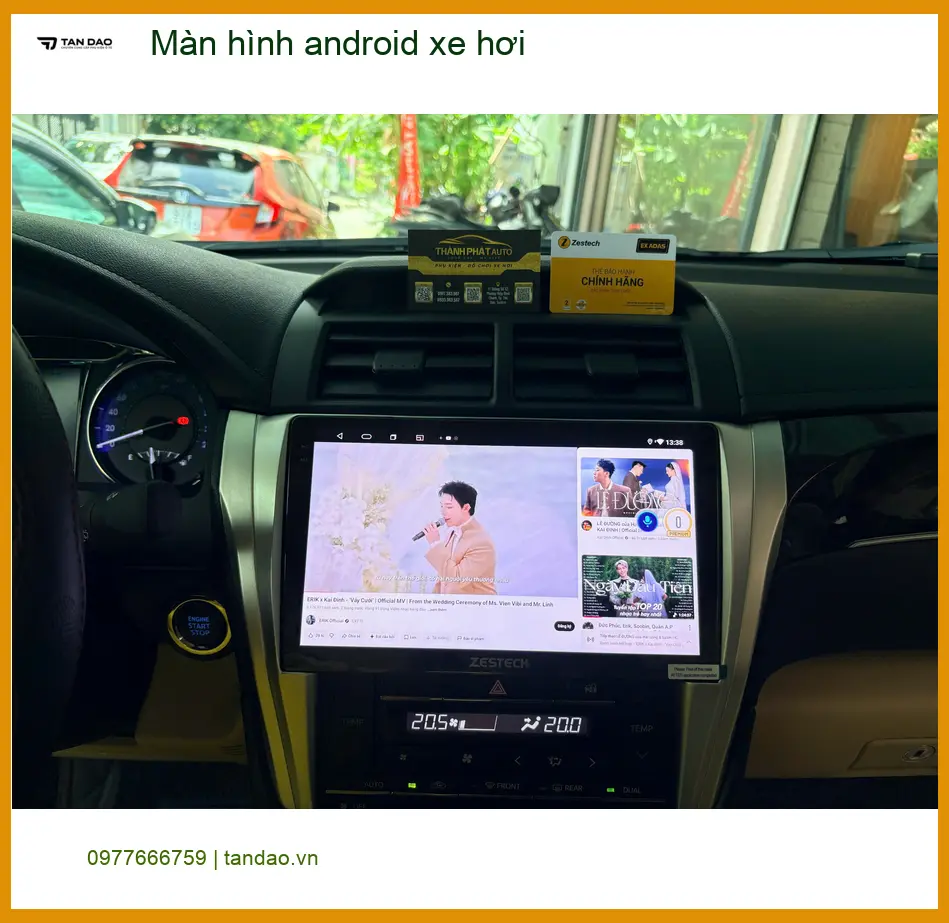 Anh Hưng nâng cấp màn hình Android xe hơi cho Toyota Fortuner ở Quận Thủ Đức ảnh thực tế 3