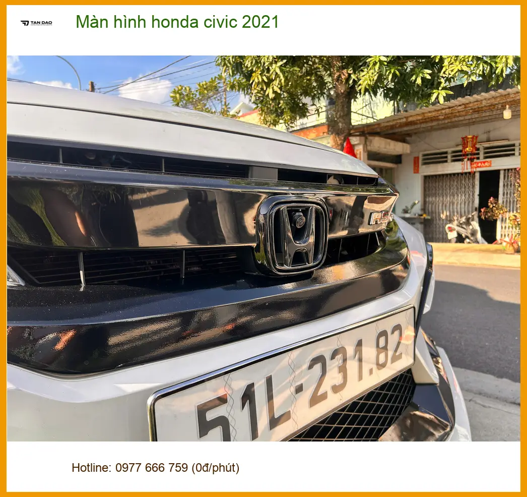 Anh Quang nâng cấp màn hình Honda Civic 2021 tại Quận 12 vì thiếu Apple CarPlay ảnh thực tế 4