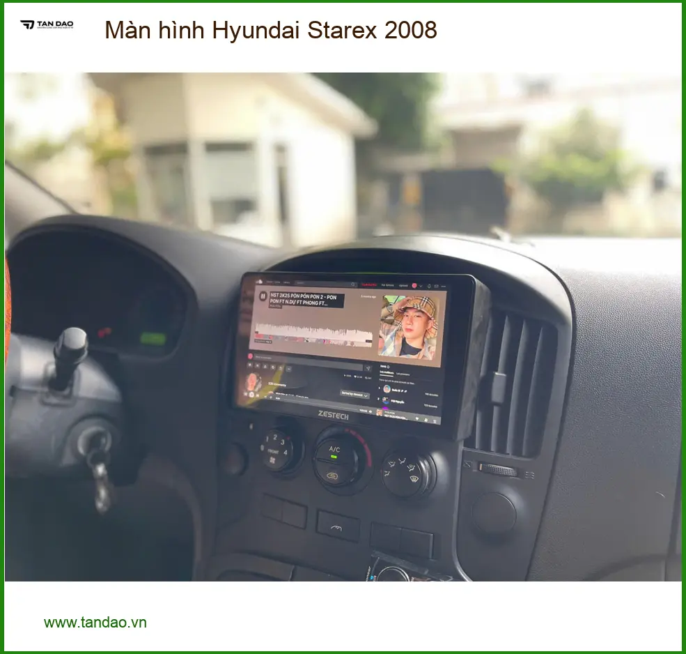 Trung tâm nâng cấp màn hình Hyundai Starex 2008 uy tín tại Quận 12 ảnh thực tế 3