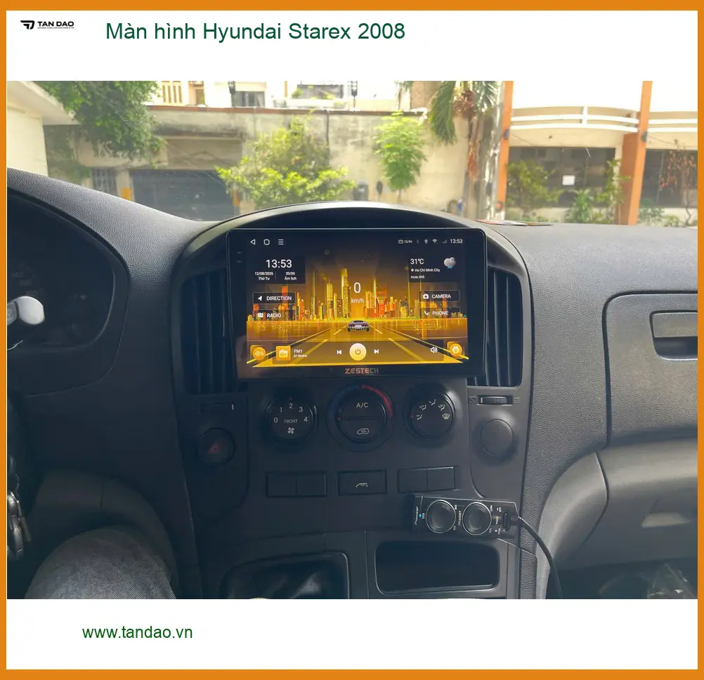 Trung tâm nâng cấp màn hình Hyundai Starex 2008 uy tín tại Quận 12 ảnh thực tế 5