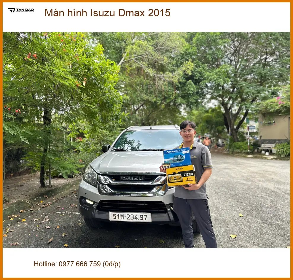Anh Đức lắp màn hình Isuzu Dmax 2015 Quận Thủ Đức: Chính hãng, giá tốt ảnh thực tế 2