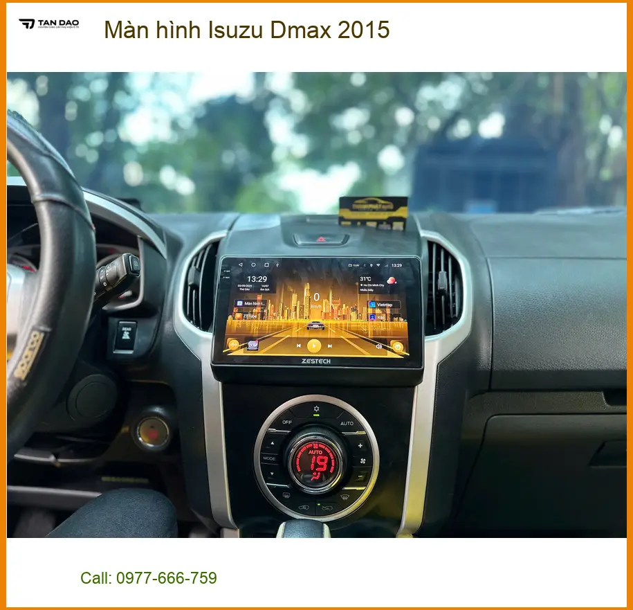 Anh Đức lắp màn hình Isuzu Dmax 2015 Quận Thủ Đức: Chính hãng, giá tốt ảnh thực tế 4