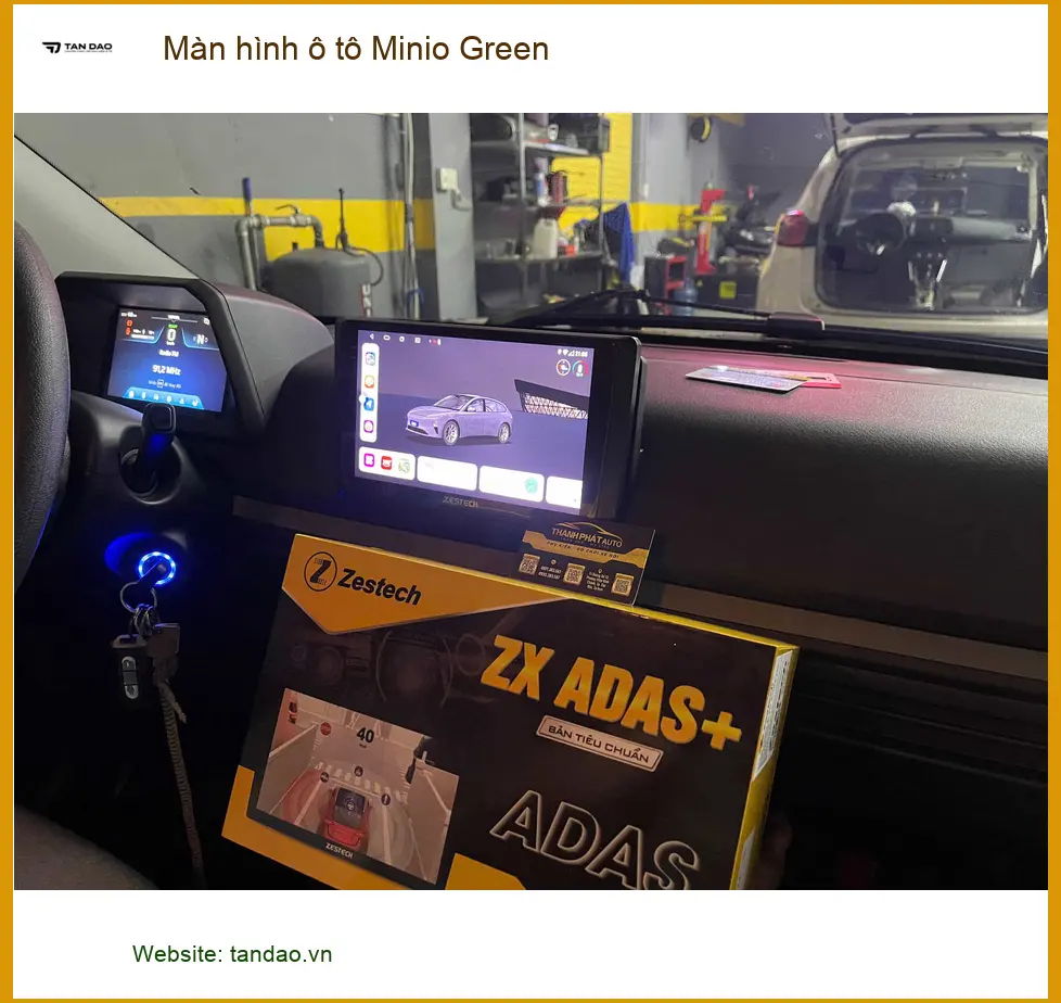 Anh Phát nâng cấp Màn hình ô tô Minio Green cho Toyota Vios tại Quận 9 ảnh thực tế 2