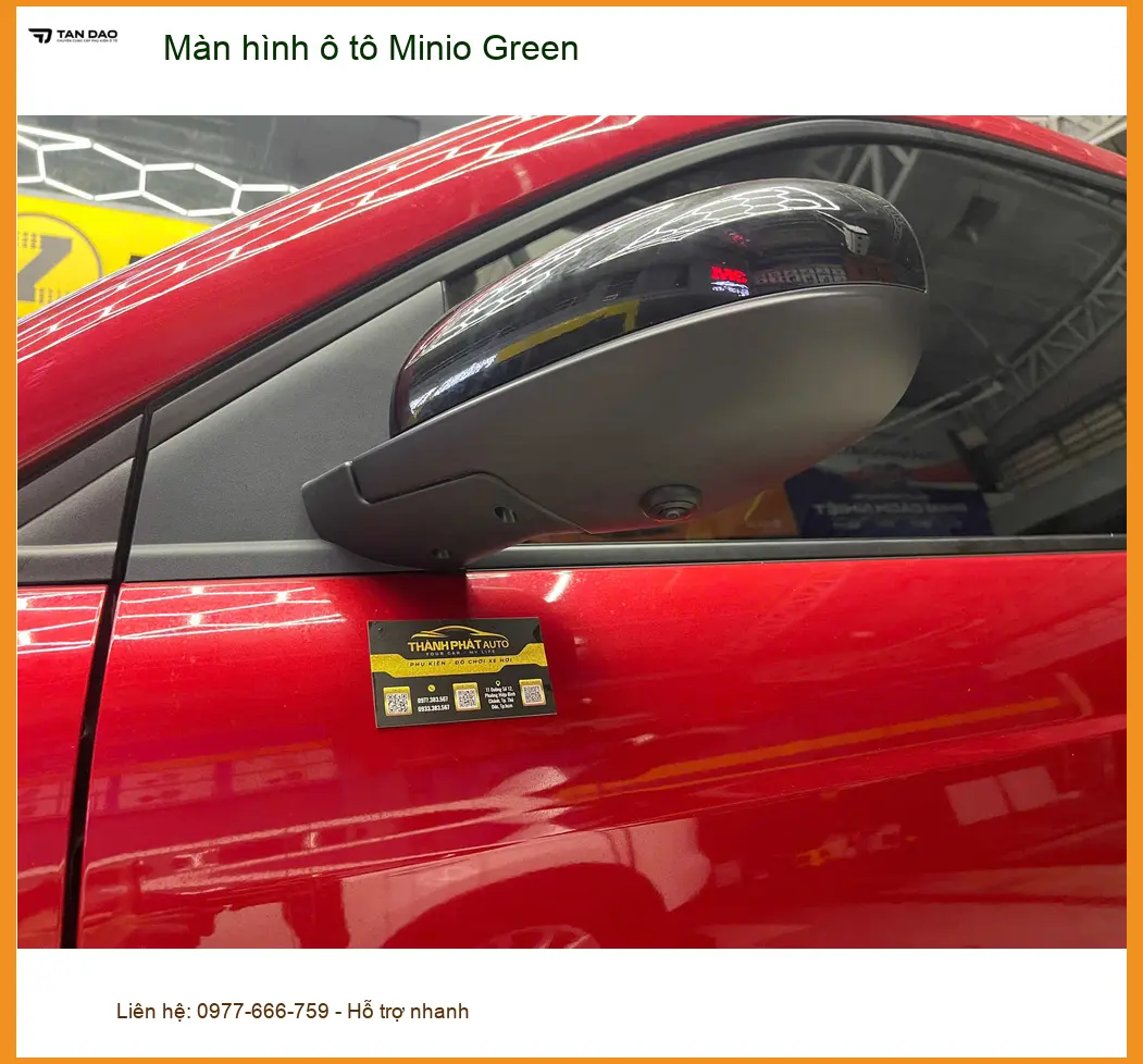 Anh Minh lắp màn hình Minio Green cho Honda Civic tại Quận 12 vì màn zin cũ ảnh thực tế 3