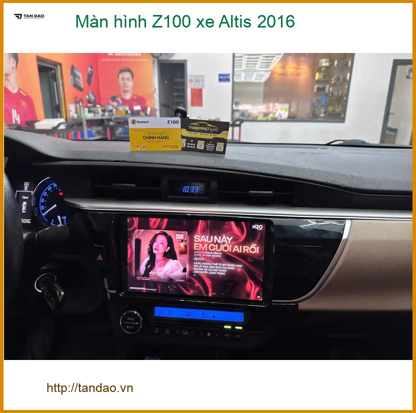 Anh Phong lắp màn hình Z100 xe Altis 2016 tại Quận 12 giá ưu đãi ảnh thực tế 2
