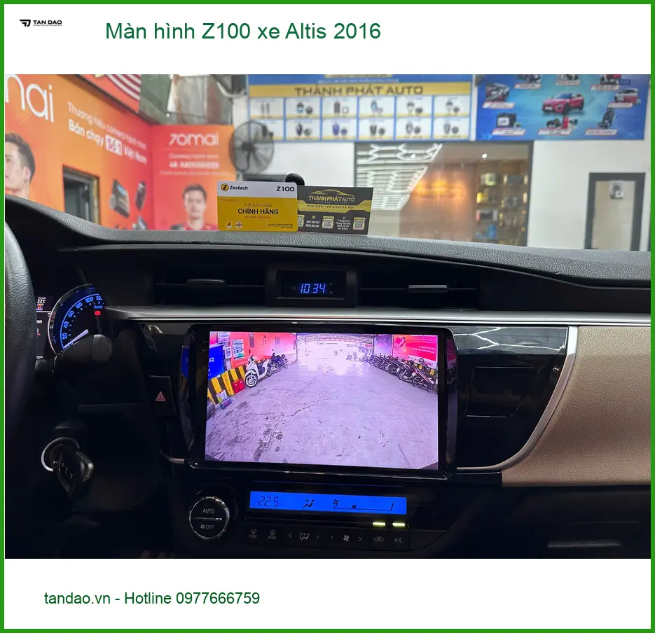 Anh Phong lắp màn hình Z100 xe Altis 2016 tại Quận 12 giá ưu đãi ảnh thực tế 4