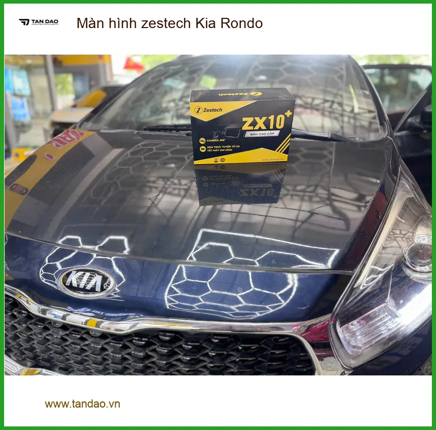 Anh Khang nâng cấp màn hình Zestech Kia Rondo tại Quận 9 để xem bản đồ và giải trí ảnh thực tế 4