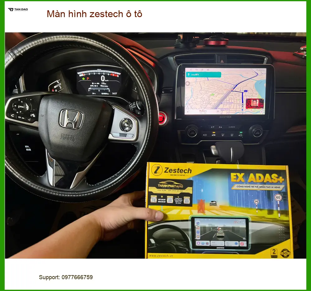 Anh Quý lắp màn hình Zestech ô tô cho Hyundai Creta tại Quận Thủ Đức