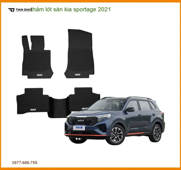 Thảm Lót Sàn Kia Sportage 2021 - Địa Chỉ Lắp Đặt Uy Tín TPHCM