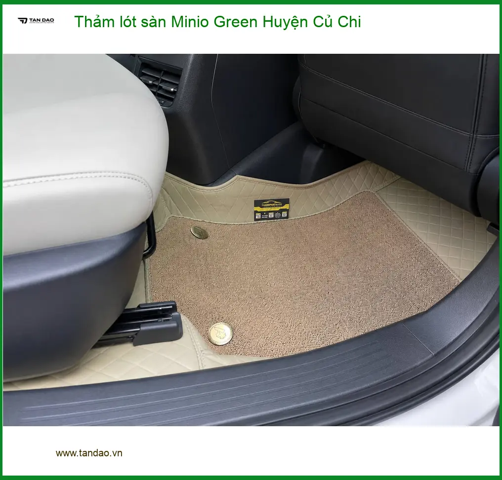 Nơi Lắp Thảm Lót Sàn Ô Tô Minio Green Huyện Củ Chi - Giá Tốt TPHCM ảnh thực tế 3