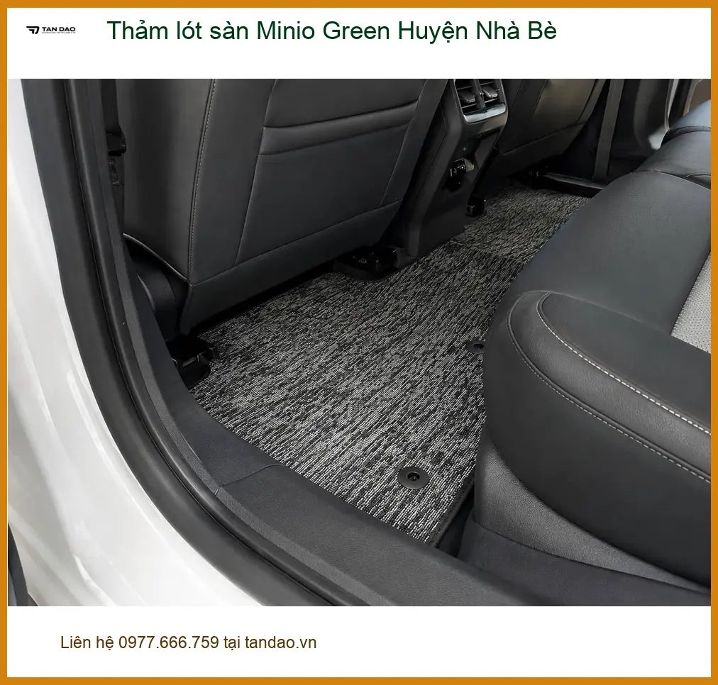 Nơi Lắp Thảm Lót Sàn Ô Tô lót sàn Minio Green Huyện Nhà Bè - Giá Tốt TPHCM ảnh thực tế 3
