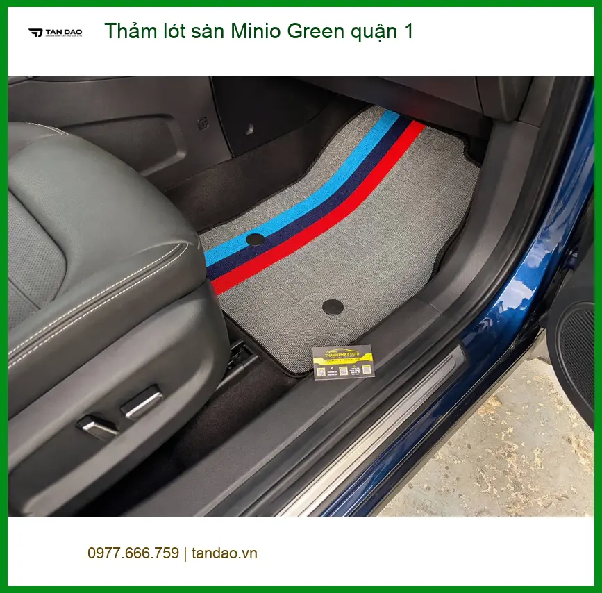 Địa Chỉ May Thảm Lót Sàn Ô Tô lót sàn Minio Green quận 1 - Giá Tốt TPHCM ảnh thực tế 2
