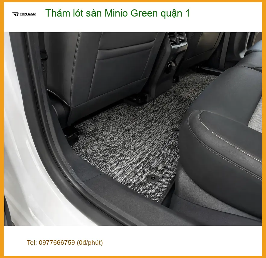 Địa Chỉ May Thảm Lót Sàn Ô Tô lót sàn Minio Green quận 1 - Giá Tốt TPHCM ảnh thực tế 3