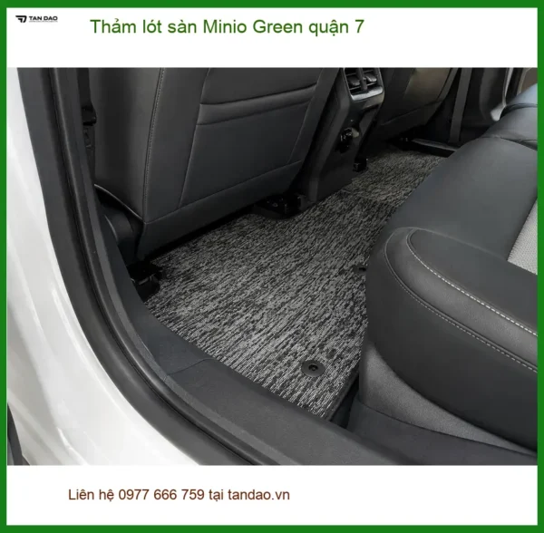Địa Chỉ Lắp Thảm Lót Sàn Ô Tô lót sàn Minio Green quận 7 - Giá Tốt TPHCM