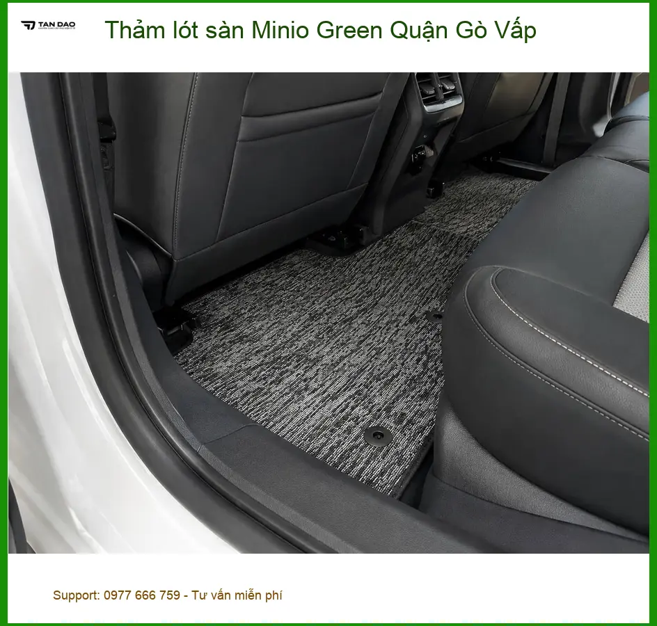 Nơi May Thảm Lót Sàn Ô Tô Minio Green Tại Quận Gò Vấp - Giá Tốt TPHCM