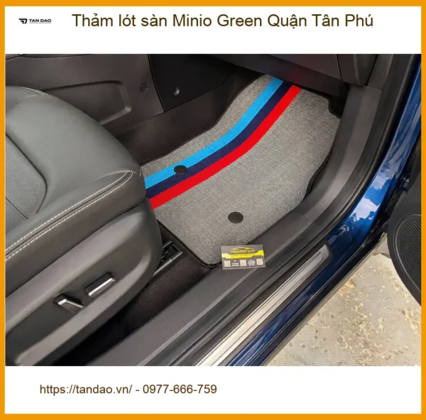 Nơi Lắp Thảm Lót Sàn Ô Tô lót sàn Minio Green Quận Tân Phú - Giá Tốt TPHCM