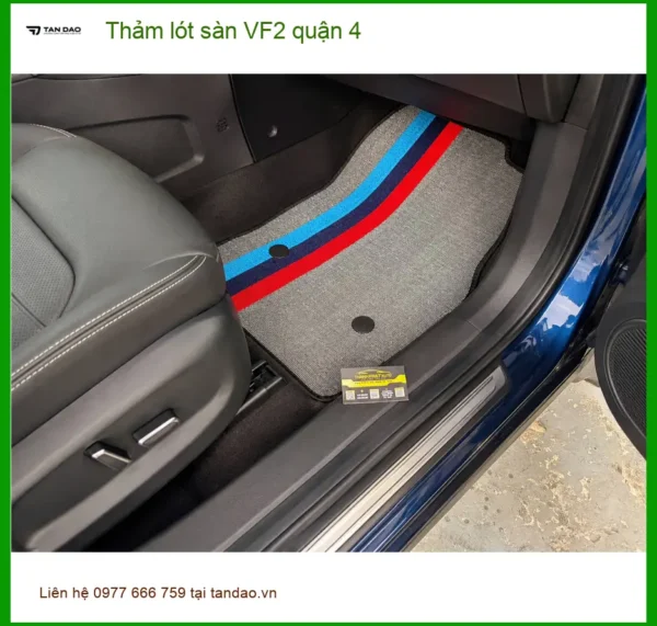 Cửa Hàng May Thảm Lót Sàn Ô Tô VF2 tại Quận 4 - Thi Công Chuyên Nghiệp