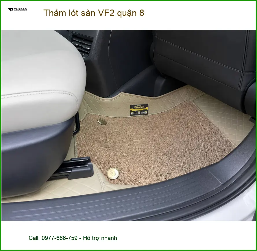 Trung Tâm Lắp Đặt Thảm Lót Sàn Ô Tô lót sàn VF2 quận 8 - Lắp Đặt Uy Tín TPHCM ảnh thực tế 3