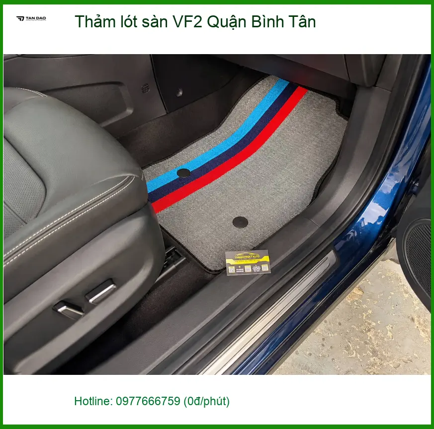 Trung Tâm Lắp Thảm Lót Sàn Ô Tô lót sàn VF2 Quận Bình Tân - Giá Tốt TPHCM ảnh thực tế 3