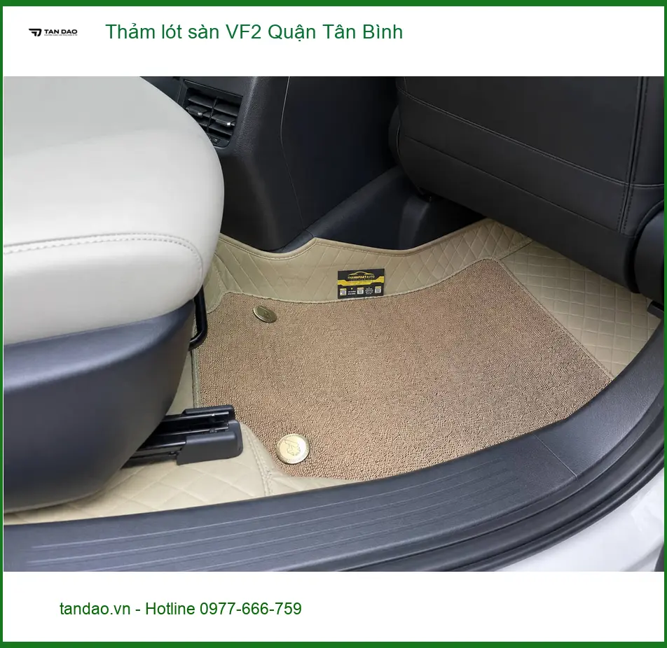 Địa Chỉ Lắp Thảm Lót Sàn Ô Tô lót sàn VF2 Quận Tân Bình - Giá Tốt TPHCM