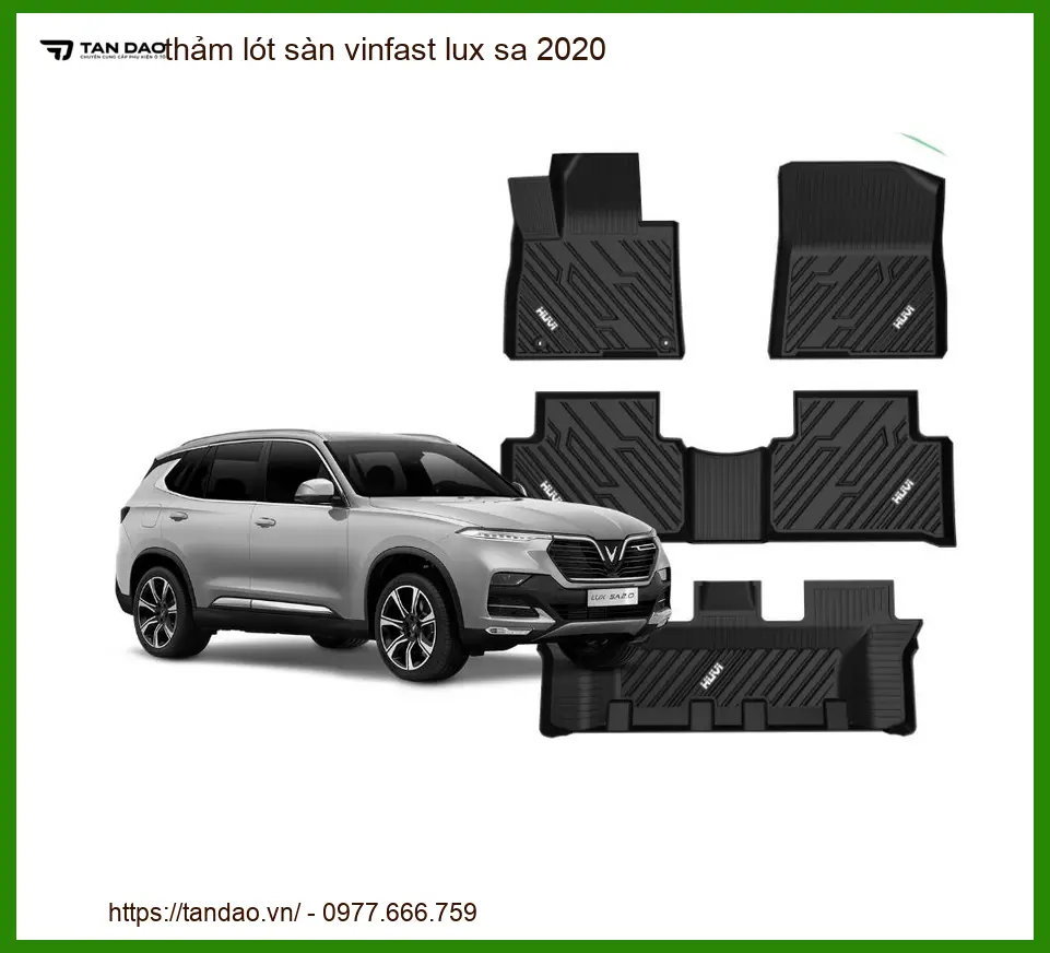 Thảm Lót Sàn Vinfast Lux SA 2020 - Địa Chỉ Lắp Đặt Chính Hãng Uy Tín TPHCM