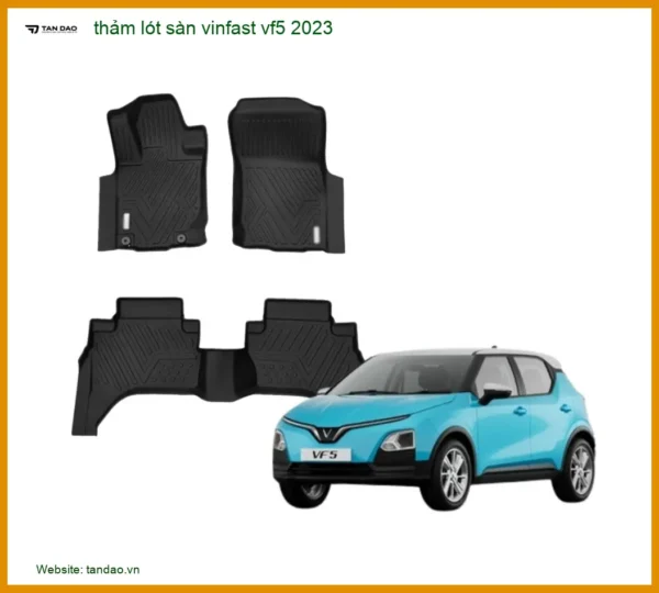 Thảm Lót Sàn Ô Tô VinFast VF5 2023 - Trung Tâm Lắp Đặt Chính Hãng TPHCM