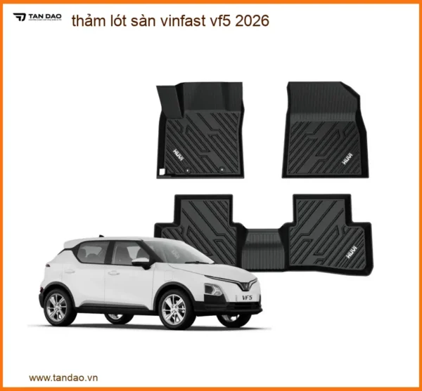 Thảm Lót Sàn VinFast VF5 2026 - Trung Tâm Lắp Đặt Chính Hãng Uy Tín TPHCM