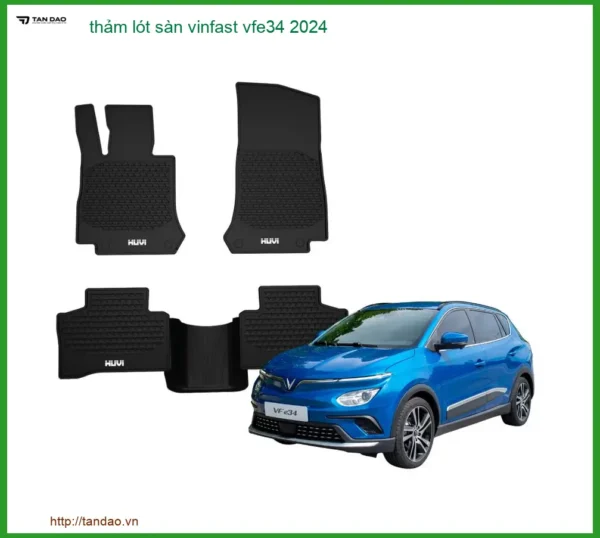 Thảm Lót Sàn Vinfast VF e34 2024 - Địa Chỉ Lắp Đặt Uy Tín TPHCM