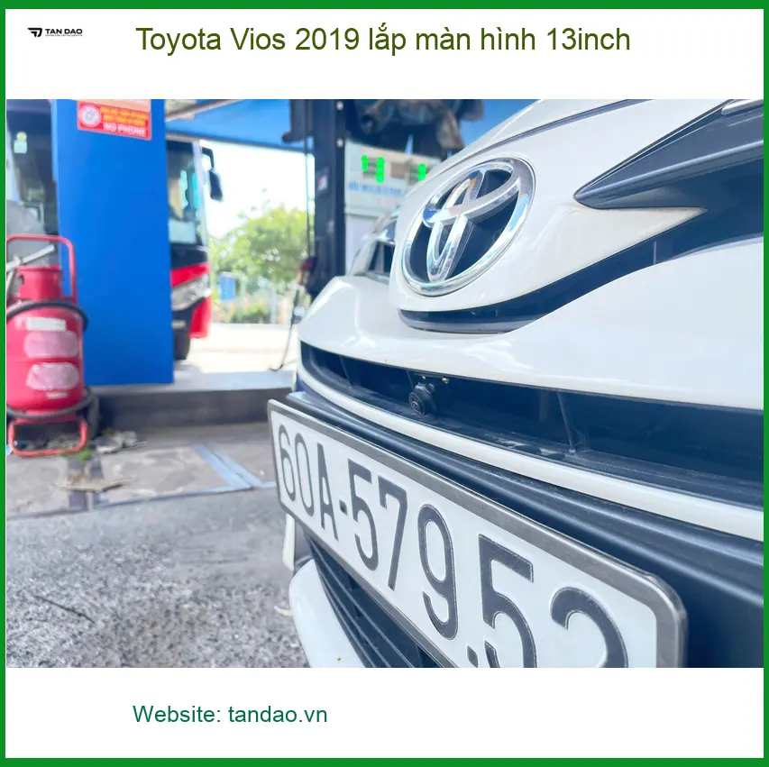 Anh Khải lắp màn hình 13inch cho Toyota Vios 2019 tại Quận 9 để nâng tầm trải nghiệm lái xe ảnh thực tế 2