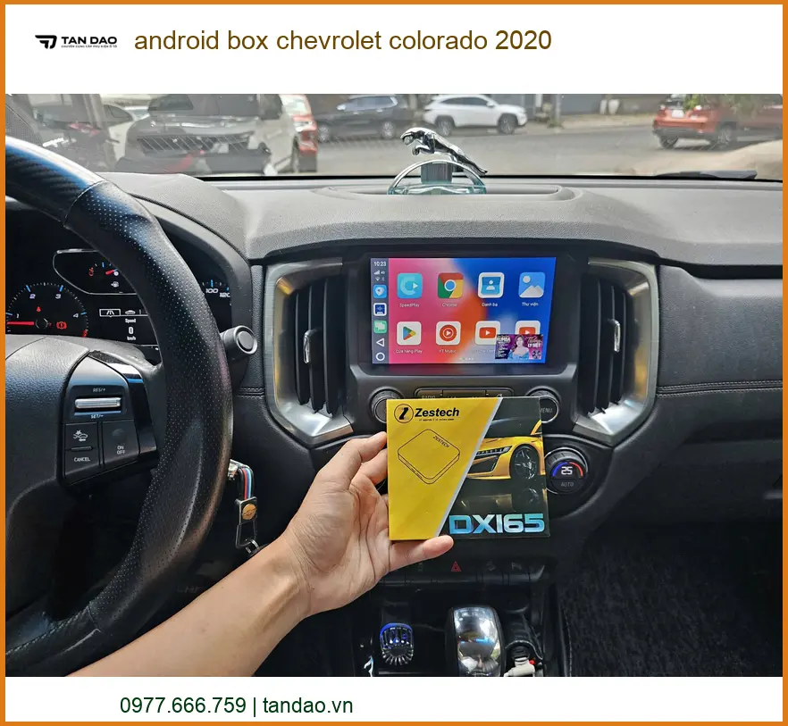 Android Box Chevrolet Colorado 2020 - Đơn Vị Thi Công Chính Hãng Giá Tốt TPHCM