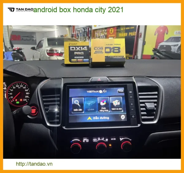 Android Box Honda City 2021 - Trung Tâm Lắp Đặt Chính Hãng TPHCM