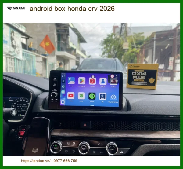 Android Box Thông Minh Honda CRV 2026 - Địa Chỉ Lắp Đặt Uy Tín TPHCM