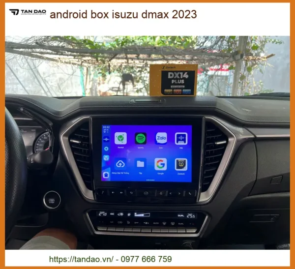 Android Box Cho Isuzu Dmax 2023 - Trung Tâm Lắp Đặt Chính Hãng Giá Tốt TPHCM