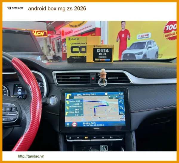Android Box Cho Xe MG ZS 2026 - Địa Chỉ Lắp Đặt Uy Tín TPHCM