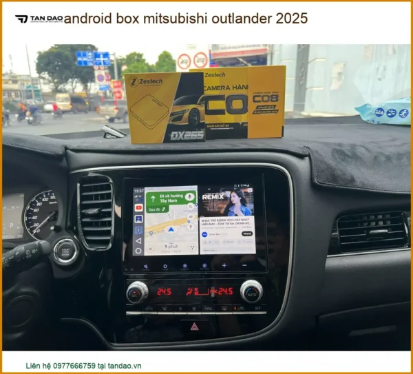 Android Box Ô Tô Cho Mitsubishi Outlander 2025 - Địa Chỉ Lắp Đặt Chính Hãng TPHCM