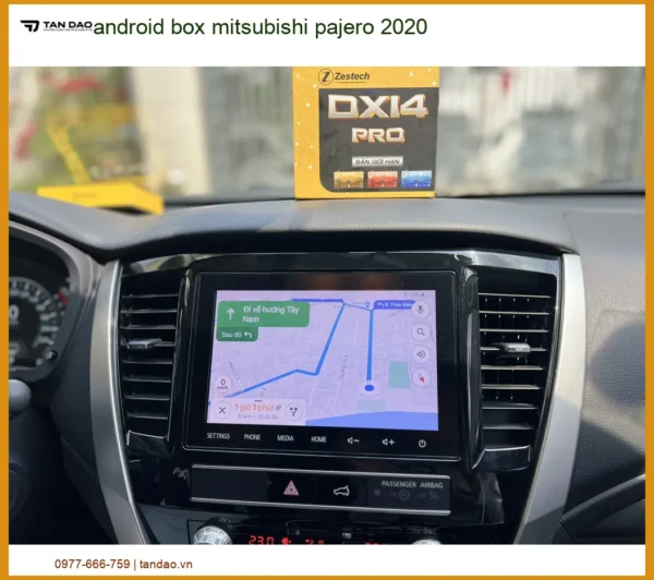 Android Box Cho Xe Mitsubishi Pajero 2020 - Địa Chỉ Lắp Đặt Uy Tín TPHCM