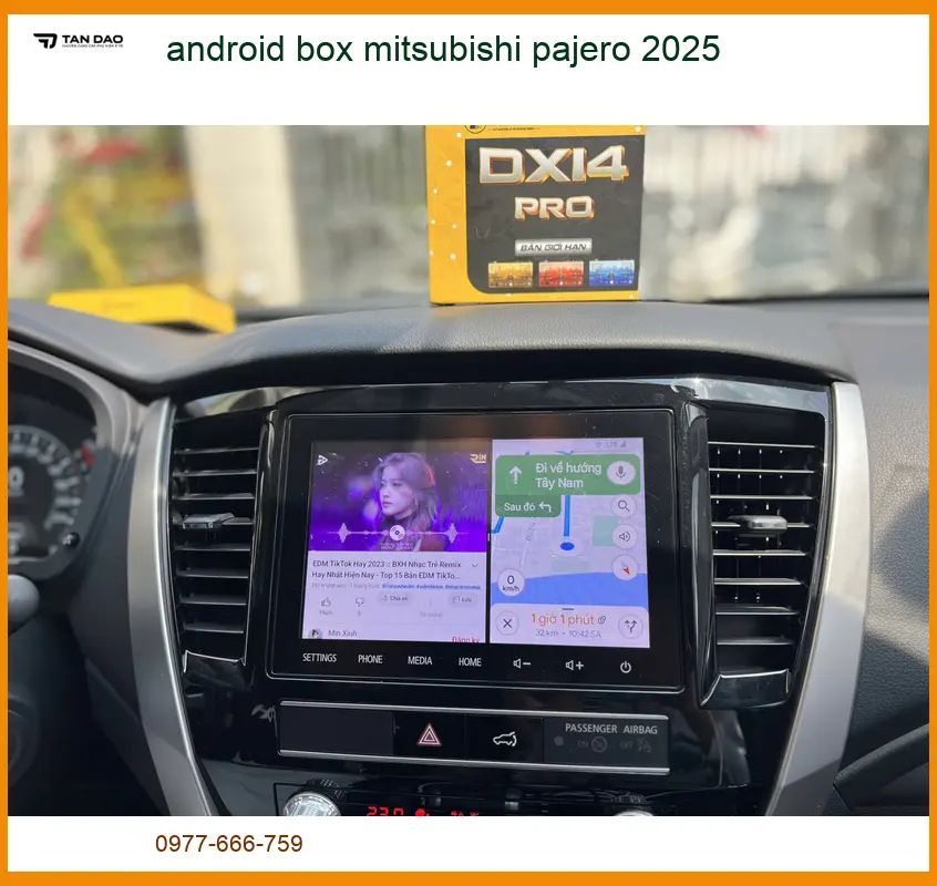 Android Box Mitsubishi Pajero 2025 - Địa Chỉ Lắp Đặt Uy Tín TPHCM